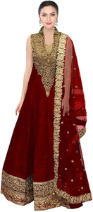 Caffoy Cloth Company Cotton Silk Embroidered Salwar Suit Material