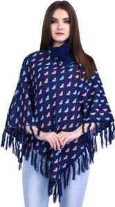 eWools Women Winter Wear Woolen Poncho
