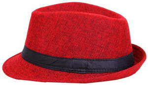 Tahiro Red Cotton Hat