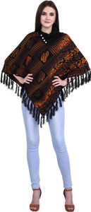 eCools Women Ladies Girls Winter wear Woolen Poncho