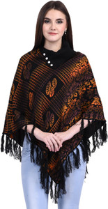 eWools Women Winter Wear Woolen Poncho