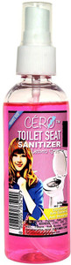 CERO Antibacterial/Disinfectant TOILET SEAT SANITIZER (100ml) for Travelling Women Lemon Liquid Toilet Cleaner