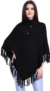 eWools Women Winter Wear Woolen Poncho