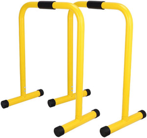 KOBO Original Fitness Equalizer Yellow Dip Stand, Gymnastic For Dipping, Great for Push Ups and Strength Training (IMPORTED) पैरलल बार