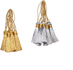 Vardhman Tassle ( silk thread ) latkan 24 pcs, used for making earrings, jewellery,caps, dress borders,arts & crafts, decorations etc