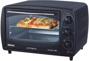 Inalsa 16-Litre Oven Toaster Grill OTG Easy Bake-16 BK, Black