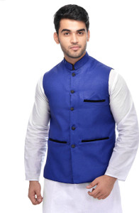 CALIBRO Sleeveless Solid Men Jacket