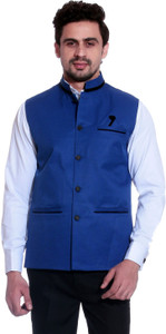 CALIBRO Sleeveless Solid Men Jacket