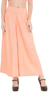 BITTERLIME Relaxed Women Pink Trousers