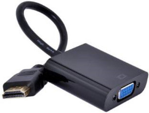 TECHON  TV-out Cable HDMI Male to VGA Female Video Converter HDMI Cable (