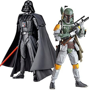 Kaiyodo Figure Complex Star Wars Revoltech Darth Vader And Boba