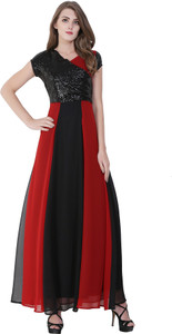 shaper Women Maxi Red Full Length Dress
