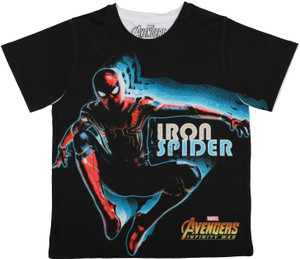 Marvel Avengers Boys Graphic Print Polycotton Regular T Shirt