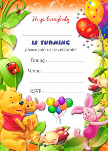 Power Plus Birthday Metallic card Invitations with Envelopes - Kids Birthday Party Invitations for Boys or Girls (25 Count) BIC-012 Invitation Card