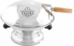 TALUKA Aluminum Bati Maker And Tandoor Baking Oven, 22 Cm X 17 Cm X 30 Cm, 1 Piece, Silver Gas Tandoor, Barbecue Grill Food Steamer