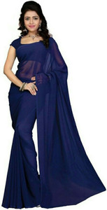 Stylish Sarees Solid/Plain Bollywood Art Silk Saree