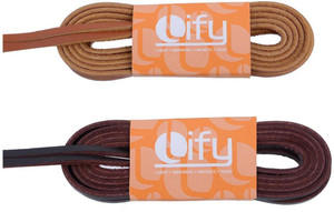 Lify Leather Cord 60CM- Tan & Coffee Shoe Lace