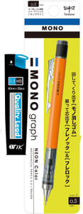 Tombow Mono Graph 0.5mm Shaker Neon Mechanical Pencil