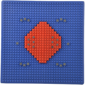 AHCS ACS125 Acupressure Reflexology Magnetic Pyramidal Therapy Energy Pain Relief Power Foot Health Mat + 5pcs Sujok Finger Massager Rings FOR ACUPRESSURE HEALTH CARE SYSTEMS HYDERABAD Massager