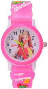 bright arts pink plastic barbie for kids ( girls ) Analog Watch  - For Girls