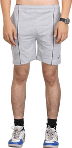 Vego Solid Men Grey Night Shorts