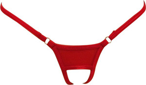 Madaam Women Thong Red Panty