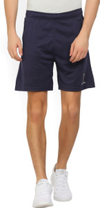 FIFA Solid Men Dark Blue Sports Shorts