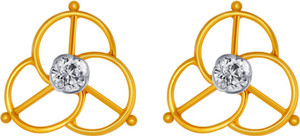PC Chandra Jewellers Yellow Gold 14kt Stud Earring