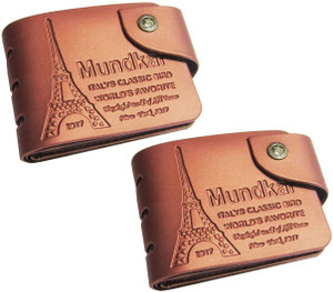 Mundkar Men Tan Fabric Wallet