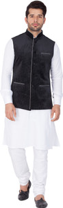 VASTRAMAY Men Kurta Churidar Ethnic Jacket Set