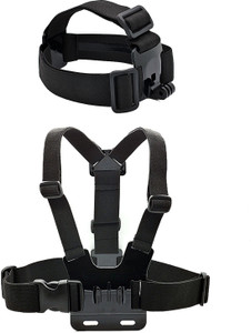 Yantralay 2 in 1 Head Strap Mount & Chest Mount for GoPro,SJCAM, Yi, & Other Action Cameras Strap