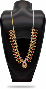 Kollam Supreme Kerala Traditional Nagapadam Necklace Gold-plated Plated Alloy Necklace