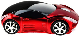 microware New 2.4GHz Wireless 3D Sports Racing Car Shaped Optical USB Mouse. for Laptop Tablet Mouse Computer Wireless Optical  Gaming Mouse  with Bluetooth