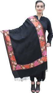 Hautemoda Pashmina, Wool Embroidered Women Shawl