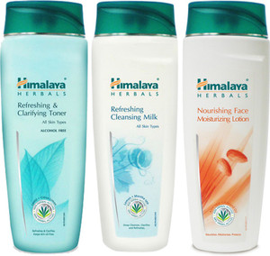 Himalaya Herbals Refreshing and Clarifying Toner, Cleansing Milk