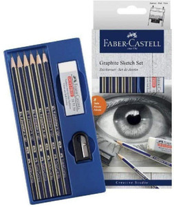 FABER-CASTELL 2H, H, HB, B, 2B, 4B, 6B Pencil Price in India Buy