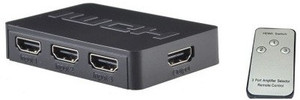 AlexVyan New HDMI 4K, Intelligent 3 Port HDMI Switch Box with IR Remote Control,, HDMI Switch Hub, Support Full HD 4K 2K 1080P 3D Media Streaming Device