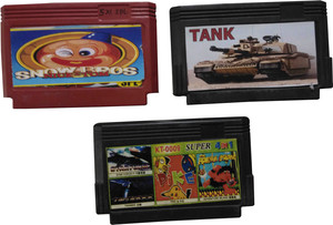 PTCMart 8 Bit Tv Video Game Cassette Game Including snow bros