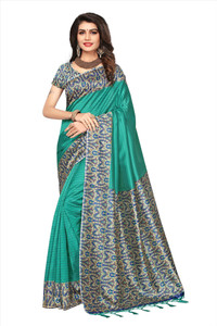 Rightshape Printed Mysore Art Silk Saree