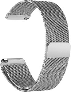 HOUSE OF QUIRK Stainless Steel Milanese Metal Replacement Accessories Bracelet Strap with Magnet Lock Smart Band Strap