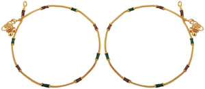 memoir Single liner Meena Design, Girls and Women Brass Anklet