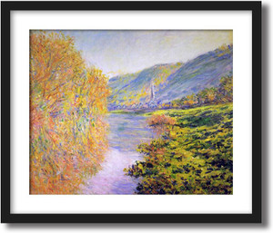 ArtCentral Banks of the Seine at Jeufosse, Autumn, 1884 Painting By ...