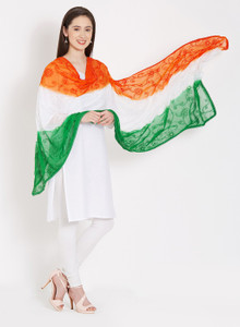 DUPATTA BAZAAR Chiffon Embroidered Women Dupatta