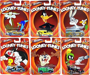 HOT WHEELS Looney Tunes (6) Car Set By Mattel - Looney Tunes (6