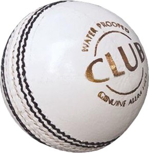 DIABLO Sports Leather Club Cricket Ball White (4Part) Cricket Leather Ball
