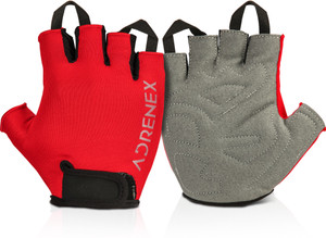 Adrenex Red Foam Padded Gym Gloves - Image 6