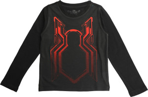 Marvel Spider Man Boys Graphic Print Polycotton, Cotton Blend Regular T Shirt