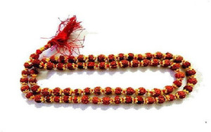 Eshopee 100% Original Nepal Rudraksha Mala with 108 Beads Wood Chain