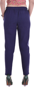 FASHION CLOUD Regular Fit Women Dark Blue Trousers