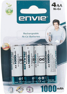 Envie AA 1000 Ni-CD  Battery
